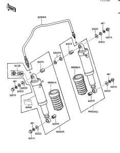 KZ1100 Shock absorbers