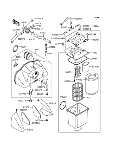 ZR1100 Воздушный фильтр
