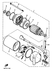 XJ900 Стартер