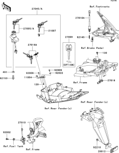 ER650 Замок зажигания