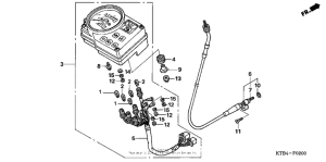PS250 Спидометр