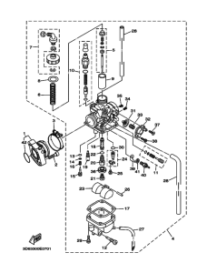 XT125X Carburetor assy