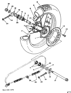  Переднее колесо