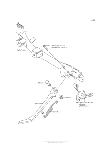 VN900 Подножка