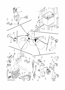 WR250R Equipo electrico