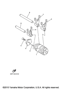 TTR125LEG Копирный вал