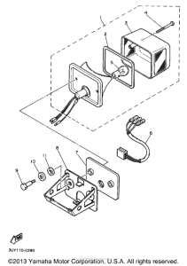 XT600EE Фонарь