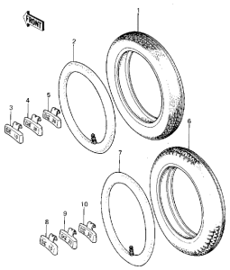 KZ250 Покрышки