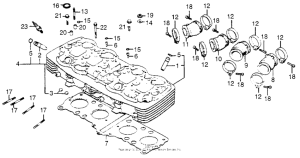 CB750 Головка цилиндров