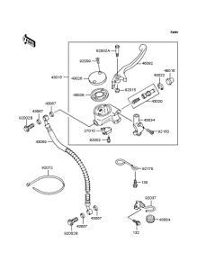 ZL400 Главный тормозной цилиндр