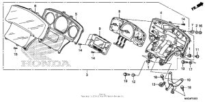 GL1800B Спидометр