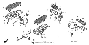 VT1100C3 Подножки
