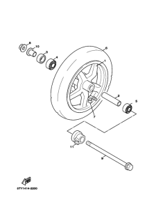 XC125 ﾌﾛﾝﾄﾎｲｰﾙ