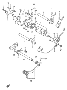 VS600 Переключение передач