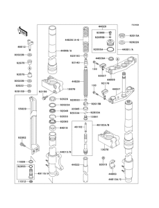  Front fork(1 / 2)(kx250-h2)