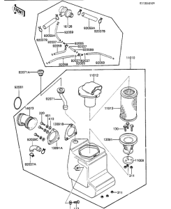 KZ250 Воздухоочиститель