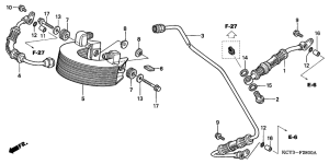XR400R Масляный радиатор