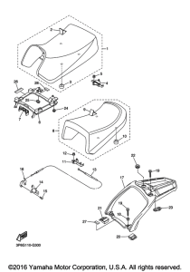 FJR1300A Сиденье