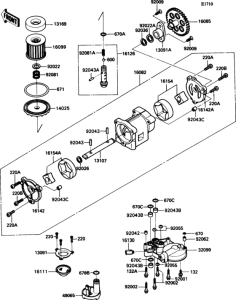 ZX1100 Oil pump(1 / 2)