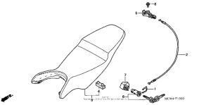 VFR800 (ABS) Сиденье