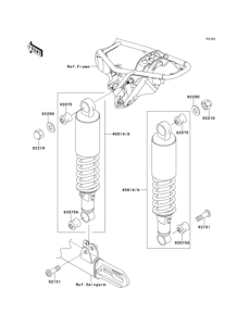 EJ650 Подвеска  /  амортизатор