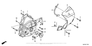 CTX700 Крышка генератора