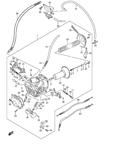 VZ800 Front carburetor
