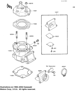  Головка блока цилиндров / цилиндр