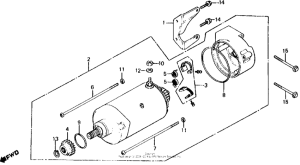 CX500 Стартер