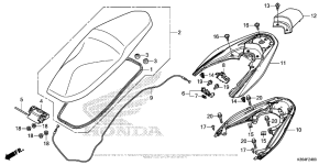 PCX150 Сиденье