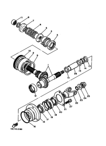 XV1100 Средний привод