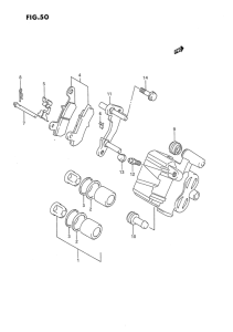 DR650 Задний суппорт