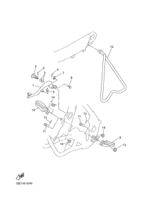 YZ426F Stand. footrest