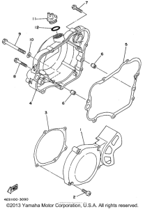 YZ80G1 Боковые крышки