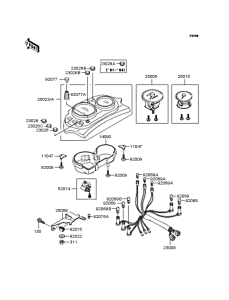 KLE400 Спидометр