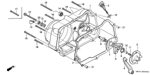 C70ZP Крышка картера правая