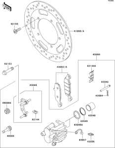  Передний тормоз