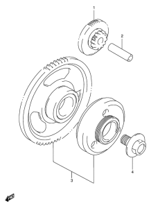 GSF600 Муфта стартера