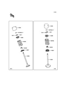 KLZ1000 Клапана