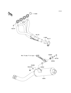 ZR750 Глушитель