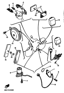 FZR600 FZR600A Equipo electrico