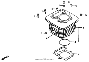 XL500S Цилиндры