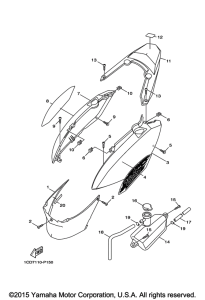 YW50F Боковые обтекатели