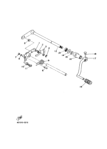XS250 ｼﾌﾄｼﾔﾌﾄ.ﾍﾟﾀﾞﾙ