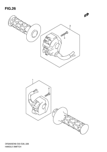 DR200 Рулевой переключатель