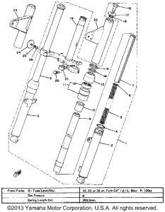 LB50PG Передняя вилка