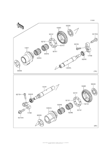 ZX1000 Валансирный вал