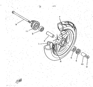 CW50RS Переднее колесо