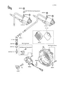 ZX500 Система зажигания