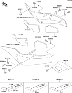ZX750 Side cover / chain case(zx750-j2)